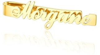 PiercingJak Personalisierte Krawattennadel mit Gravur 5cm Edelstahl Krawattenklammer Herren Dünn Skinny Krawatten Bar Clips Tie Clip für Männer Vater Hochzeit Bräutigam Business