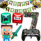 5 Year Happy Birthday Balloon Banner Foil Balloons for Boy Cartoon Supplies Gaming Theme Party Supplies Decoration 5th Gaming Birthday Decorations (5th) (7th.)
