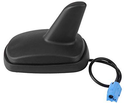 Rengue Antenne Aérienne D'aileron de Requin, Antenne Radio AM FM de Toit de Voiture, Gain de 15 DB avec Connecteur de Remplacement à Visser Directement pour Zafira Vectra