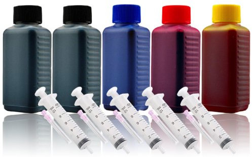 Nachfülltinte Druckertinte Refillset für CANON PGI-550/CLI-551,PGI-550XL/CLI-551XL,PGI-550XXL/CLI-551XXL (für CANON PIXMA IP7200 IP7250 IX6850 MG5450 MG5550 MG6350 MG6450 MG7150 MX725 MX925 etc.), 500ml