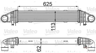 Valeo Ladeluftkühler, Motorkühlung 818276