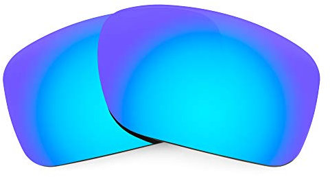 Revant Verres de Rechange Compatibles avec Oakley Turbine, Polarisés, Bleu Glacier MirrorShield