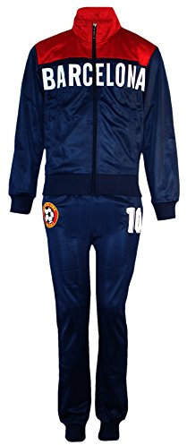 AEL Fußball Trainingsanzug Jungen Top Training Kit Set Farbe: Barcelona Größe: 4 (4-5 Jahre)