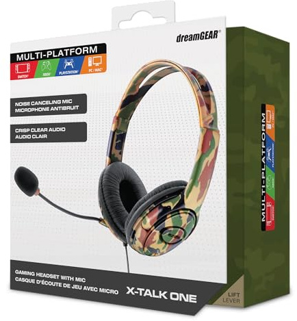 dreamGEAR X-Talk One Wired Headset with Microphone for Xbox One - Xbox One (Camo)