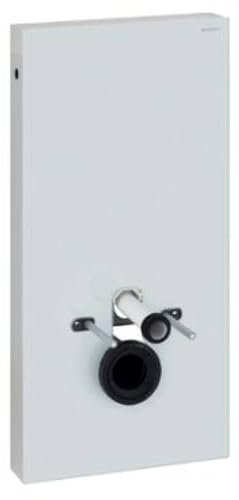 Geberit Spülmechanismus/Cist. Vista – Monolith WC KB04 unten Glas weiß Aluminium
