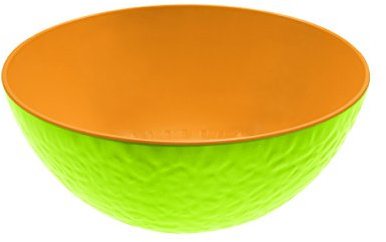 Zak Designs 2257-1890 Saladier en Forme Melon Plastique Vert/Orange