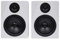 Rockville APM5W 5.25 2-Way 250 Watt Powered USB Studio Monitor Speakers in White (Pair)