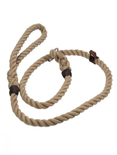 Bisley 10mm Natural Rope Slip Lead – Dog Training - Gun Dogs - Working Dogs-