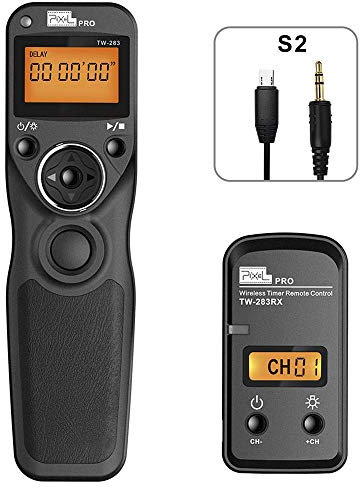 Telecomando senza fili digitale compatibile per Sony, Pixel TW-283 S2 2.4GHz telecomando cavo di trigger intervallometro a distanza compatibile per Sony Telecamere