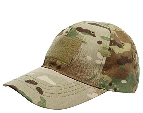 QHIU Taktisch Baseballmütze Camouflage Cap Militär Armee Hat Sonnenblende Kappe für Camping Paintball Jagd Camping Wandern Schießen Jungle Forest Sport im Freien Unisex