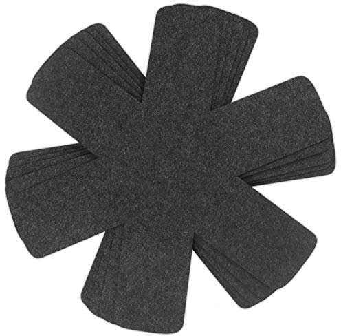 Pfannenschoner Filz, 5er Set Stapelschutz Pfannenschutz, Topfschoner aus Filz 38cm, Topfschutz Anpassbare Größe, für Pfannen, Töpfe und Schüsseln, Küchenutensilien