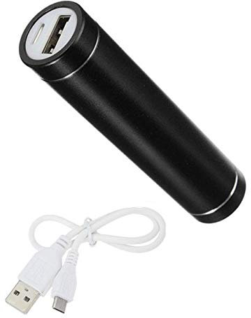 Batterie Chargeur Externe pour Samsung Galaxy S10e Universel Power Bank 2600mAh avec Cable USB/Mirco USB Secours Telephone (Noir)