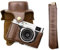MUZIRI KINOKOO Fuji X100V Case, Protective Case for X100V Camera Bag with Shoulder Strap, Fuji X100V Bag PU Leather (Coffee)