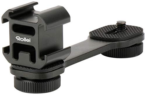 Rollei Zubehörschiene zum Montage von Zubehör wie Mikrofon und Licht am Samrtphone-Gimbal oder an der Kamera., 28525