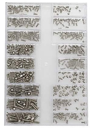 BGTR Schrauben 500 Stück Schraube 18 Arten Minischraube DIY Kit Laptop-Computer zusammenbauen Reparatur Schrauben Fastener Set Schrauben Schrauben (Color : I)