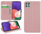 DN-Technology For Samsung Galaxy A22 5G Case Flip Folio Leather Wallet with Card Holder Book Stand Phone Cover For Samsung Galaxy A22 5G (ROSE GOLD)