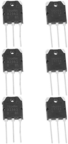 CRAKES 3 x Paar A1941 + C5198 10A 200 V Verstärker Leistung Transistor Silizium
