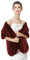 BEAUTELICATE Kunstpelz Stola Schal Damen Bolero Kunstfell Brautschal Brautstola Brautjacke für Abendkleid Winter Hochzeit Festliche