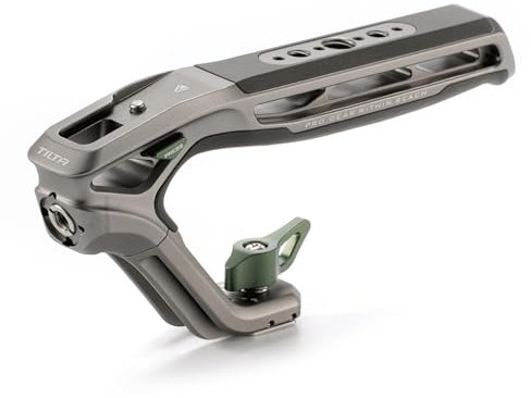 TILTA Xeno Top Handle mit Cold Shoe Mount Kompatibel mit Tilta Kamerakäfigen und Zubehör - Titanium Gray TA-XTH2-TG