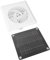 Solar Vent Fan 6 Inch 12V Energy Saving Solar Powered Exhaust Fan IP67 Waterproof Solar Panel Ventilation Fan for Greenhouse Chicken Coop Shed or Garage