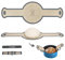 Sourdough Silicone Bread Sling, Non-Stick & Easy Clean Dutch Oven Baking Mat with Longer Handles, Silicone Baking Sling to Transfer SourDough Easily, Reusable Bread Mat Set with Storage Bracelet