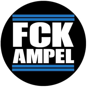 Sammys Shirt Store FCK AMPEL Neuwahlen Diktatur Protest Aufkleber 24 cm