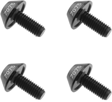 LT Easiyl 4Pcs M5 x 12mm Bicycle Water Bottle Cage Hex Bolts Bike Water Bottle Cage Holder Bicycle Water Bottle Bracket Screws for Mountain Bike Road Bike Black
