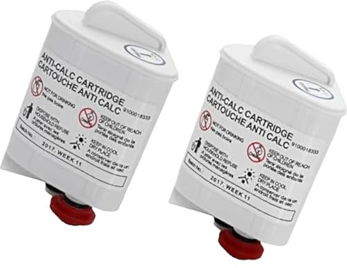 Quailitas Anti-Calc Filter Cartridges [Pack of 2] Steam Iron Filter Cartridges for Rowenta, Liberty, Tefal Steam Generator SV6010E0, SV6020E0, SV6020G0 –Irons, Steamers & Accessories
