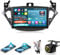 [2G+64G] Android 13 Autoradio per Opel Corsa 2015-2019/Opel Adam 2013-2016 con Senza Fili Carplay e Android Auto, Autoradio Touchscreen da 9 Pollici con WiFi/GPS/FM RDS/Bluetooth+AHD Retrocamera