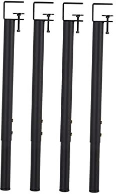 BGKASYHI Pieds de canapé - Pieds de Table, Pieds de Bar à Petit-déjeuner réglables 65-95 cm, Pied de Table de Support de Plan de Travail, Pieds de Table faciles à Installer sans perçage, po