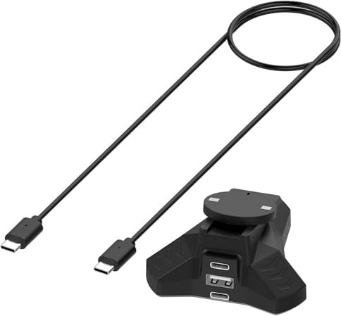 JOYSOG Station de charge pour Logitech G pro x Superlight/Superlight 2/g pro sans fil/G903/G903/G703/G703/G502/G502 Hero Mouse Charger Cable Station