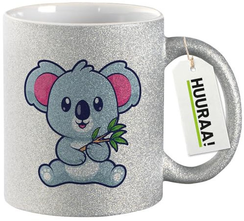 Huuraa Tazza da caffè Koala Tazza Regalo Argento 330ml Koala Presente