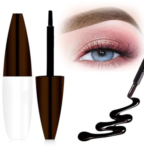 Augenbrauen Gel,Augenbrauen Farbe mit Flausch-Effekt den Ganzen Tag Lang, Augenbrauen-Mousse,Wasserfestes Augenbrauen Gel (#01)