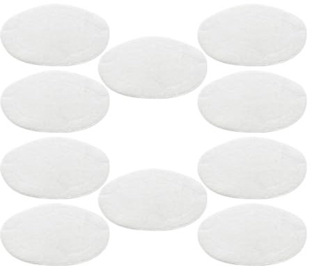 AZSHIW Panni for Mop Compatibili con POLTI Kit Vaporetto Smart 40 Mop Pulitore a Vapore Compatibile con SV400 Hygiene SV420 Frescovapor Panno di Ricambio for Mop Pulizia Pavimenti(10 PCS)