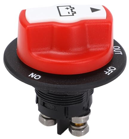 RASTKY Interrupteur de Coupure de Puissance la Batterie 50a sur les Positions Hors Positions Interrupteur Déconnexion la Batterie pour le Bateau Car