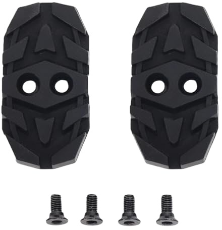 MotiveTech Juego de Adaptadores de Pedal de Cala de 2 Piezas, Protector de Convertidor de Pedal, Calas de Bicicleta de Carretera, para Zapatillas de Ciclismo, Pa