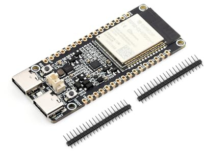 waveshare ESP32-C5 - Placa de desarrollo Wi-Fi 6 de doble banda de 5 GHz/2.4 GHz, basada en módulo ESP32-C5-WROOM-1, procesador RISC-V de 240 MHz, soporta comunicaciones inalámbricas BLE 5/Thread
