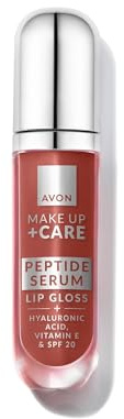 AVON Peptid Lipgloss Nourish Nude | Pflegendes Lipgloss-Serum mit Hyaluronsäure und Peptiden für Feuchtigkeit und Glanz, pflegender Nudeton