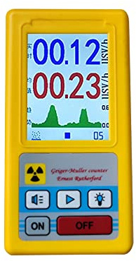 Dioche Tragbarer Tragbarer Geigerzähler | Multifunktionaler Nuklearstrahlungsdetektor | Hochempfindlicher Beta-Gamma-Röntgentester für den Persönlichen Gebrauch | Kompaktes Dosimeter für die Umwelt