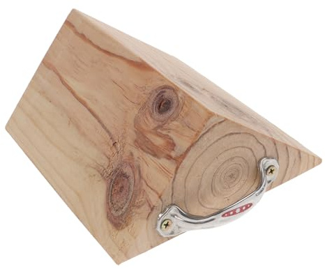 Abaodam Cales de Roue et Blocs de Calage en Bois 20X16X9 CM pour Voiture et Remorque Stabilisateur Usage Extérieur et Garage
