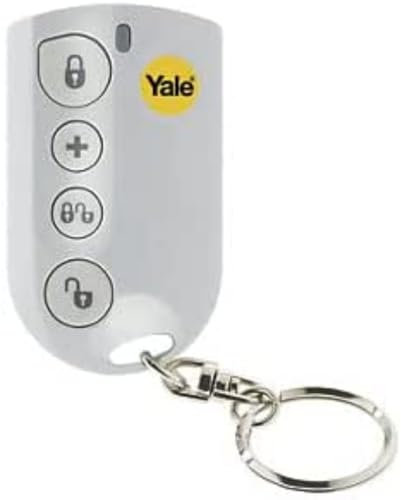 Yale SYB-HSA6060 Keyfob Locks HSA6060 Alarmzubehör – Fernbedienung Schlüsselanhänger, 3 V, weiß, 15 x 75 x 137 mm