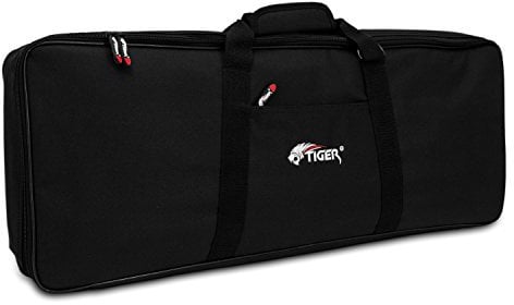 Tiger KGB7-07 Keyboard Bag with Carrying Strap - Keyboard/Digital Piano Padded Bag 1040x438x168mm - Black