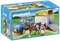 Playmobil - 5223 - Jeu de Construction - Voiture avec Remorque et Cheval