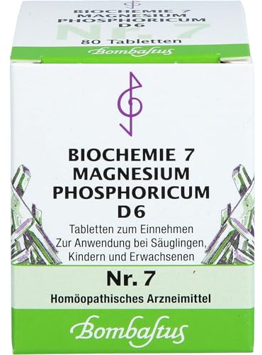 BIOCHEMIE 7 Magnesium phosphoricum D 6 Tabletten 80 St