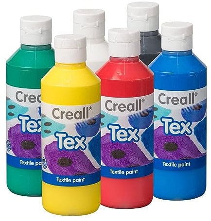 Creall havo24045 1500 ml Sortiment Havo Textilfarbe, Set (6-teilig)