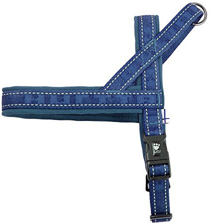 Hurtta Casual Padded Dog Harness, River, 22 in