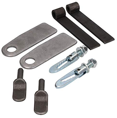 2xPin & oeillet sangle charnière remorque, camion hayon antiluce laisser tomber