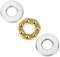 10 STÜCKE Axial-kugellager Hohe Präzision Hohe Effizienz Flachstahl Lager Set(F3-8M 3 * 8 * 3.5mm)