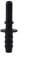 Ejoyous 6.30 mm Tubo Benzina Moto, Connettore per Tubo Benzina Giunto Robusto in Nylon Resistente per Tubo Carburante per Auto Moto Collegare Linee Carburante, Nero