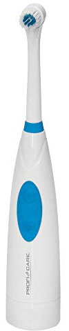 ProfiCare PC-EZ 3054 - Brosse à dents - Oscillement bidirectionnel - Interrupteur - Fonctionne avec piles - Blanc et Bleu PC-EZS3054